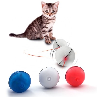 LED Laser rolling light pet toys ball for cat toy robot