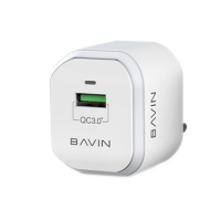 QC 3.0 BAVIN 18W 3Amp UK Plug USB Wall Charger For Mobile Phone Latop